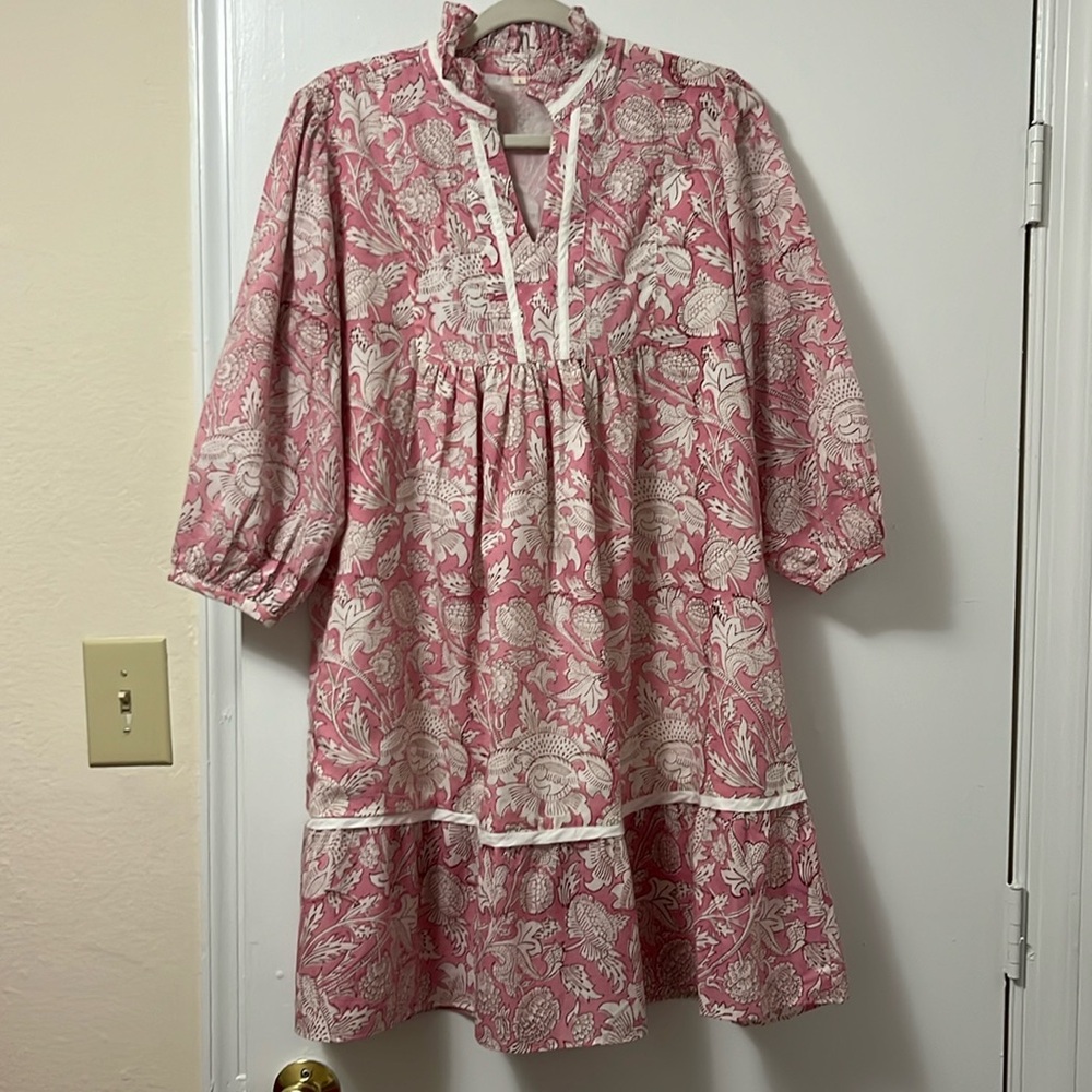 Block print dress